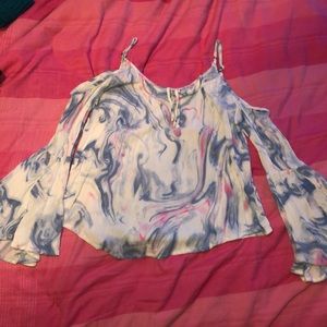 Cute Hollister off the shoulder long sleeve